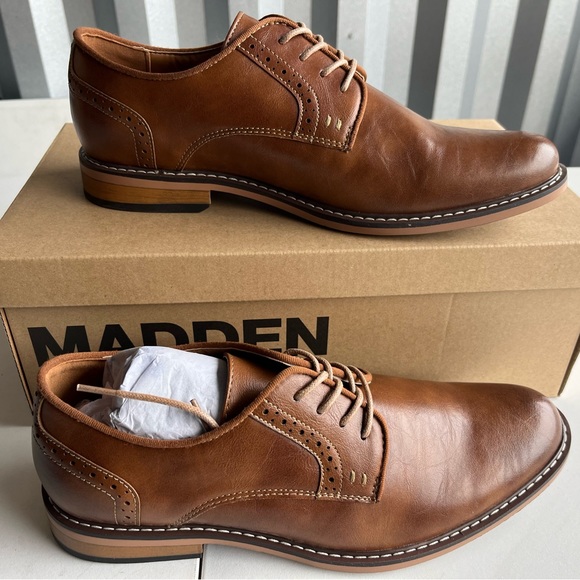 NIB Madden Men’s Alk Cap Toe Oxford Shoes Size 9.5 - Picture 1 of 6